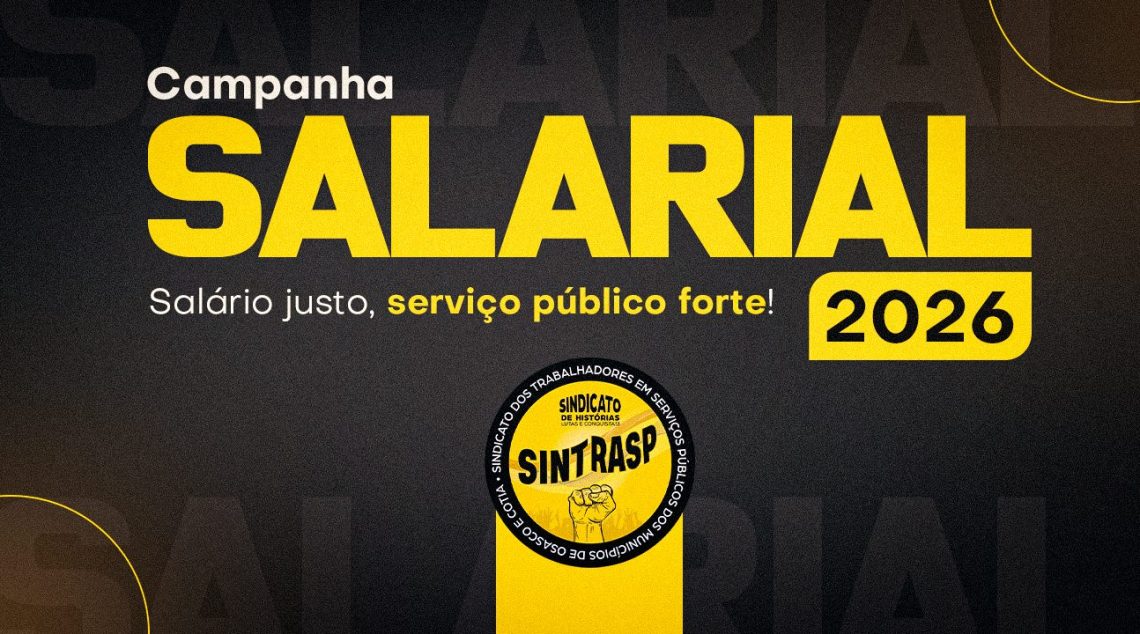 Sintrasp inicia a Campanha Salarial 2026 e convoca os Servidores a construírem a Pauta de Reivindicações