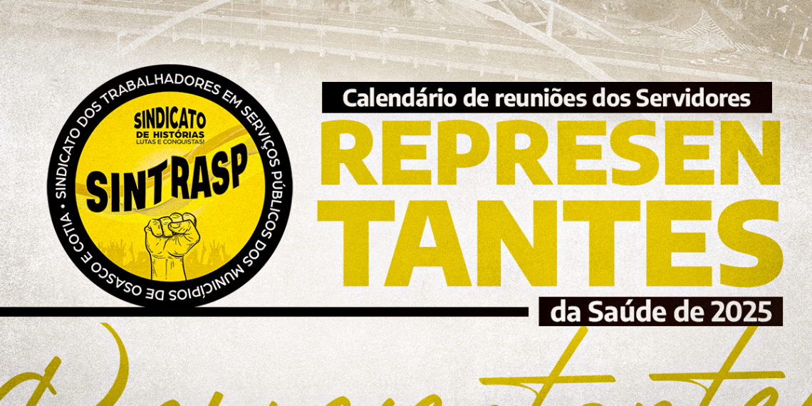 Representantes da Saúde | Confira a agenda de reuniões 2025 e programem a participação!