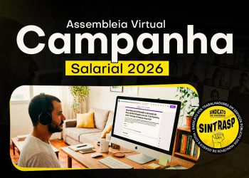 Assembleia para deliberação e aprovação da Pauta de Reivindicações será dia 11 de fevereiro, online. Participe e fortaleça nossa luta!