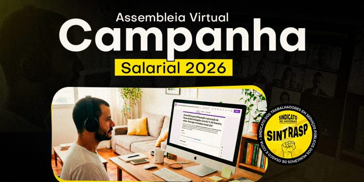 Assembleia para deliberação e aprovação da Pauta de Reivindicações será dia 11 de fevereiro, online. Participe e fortaleça nossa luta!