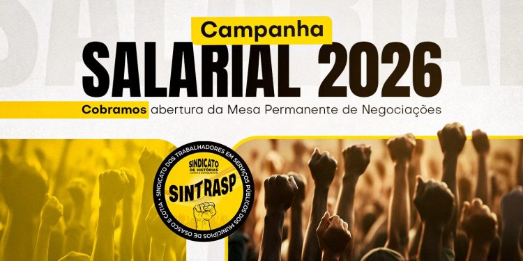 Campanha Salarial 2026 | Sintrasp cobra abertura imediata da Mesa Permanente de Negociações. Precisamos avançar!