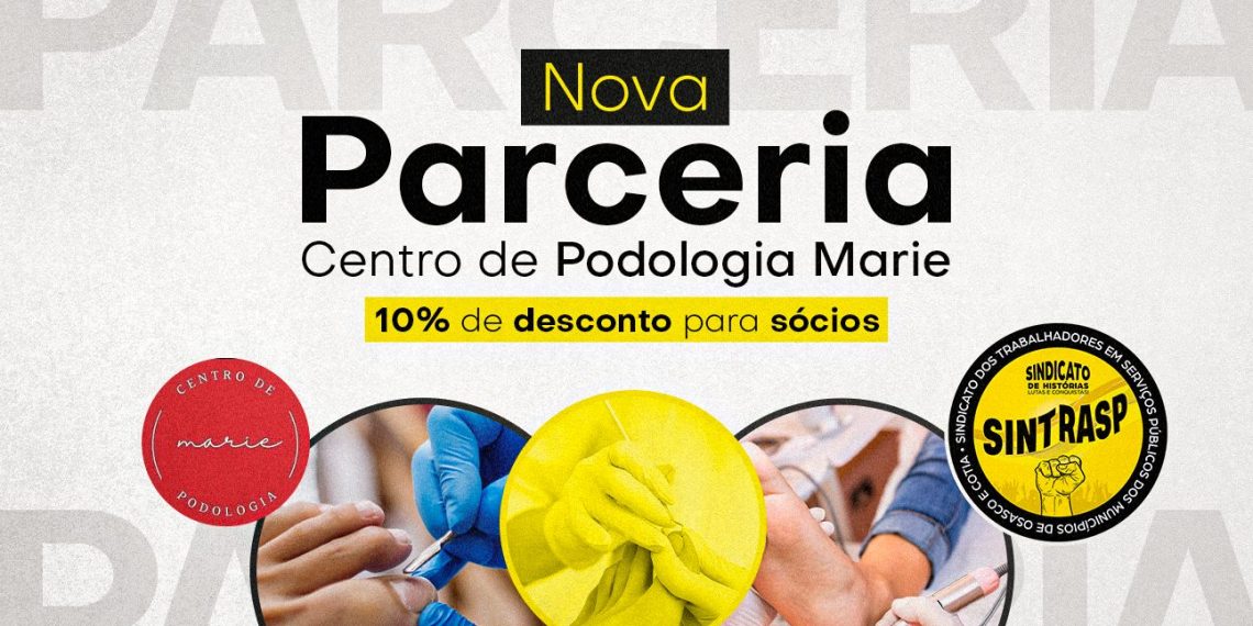 Centro de Podologia Marie é a mais nova parceria exclusiva do Sintrasp aos Servidores da cidade de Cotia. Confira!