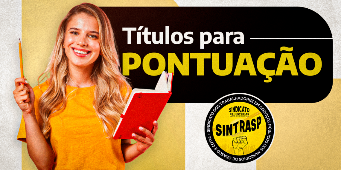 Apresentação dos Títulos para pontuação vai até 15 de março | Atenção ao prazo, Professores!