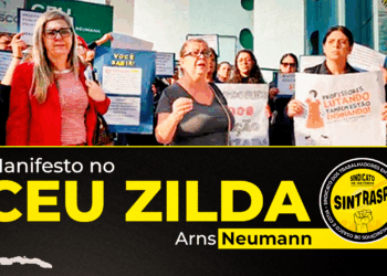 Sintrasp apoia o manifesto dos Professores do CEU Zilda Arns Neumann por melhores condições de trabalho