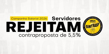 COMUNICADO IMPORTANTE – Servidores rejeitam proposta da Prefeitura e Sintrasp defende mais valorização para a categoria. Nós merecemos!