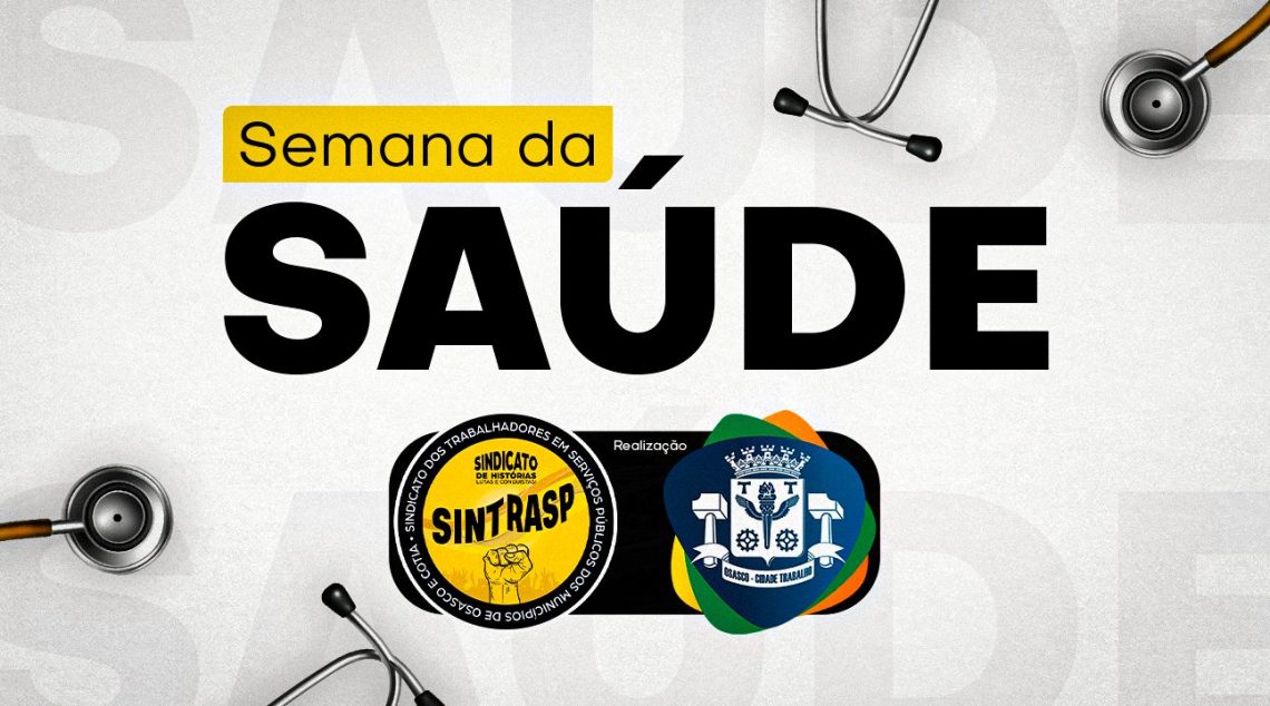Semana da Saúde “Cuidar de quem cuida” | Serão diversas atividades, cuidados e palestras, a partir de 11 de maio 🩺❤️‍🩹