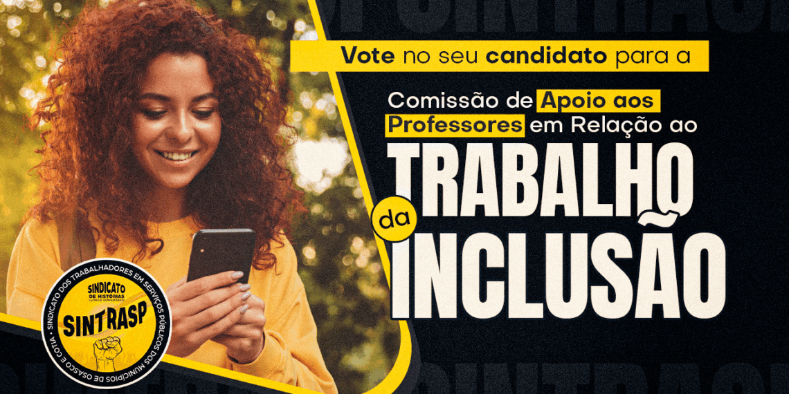 Representantes: votem agora para a composição da Comissão de Apoio aos Professores em Relação ao Trabalho da Inclusão