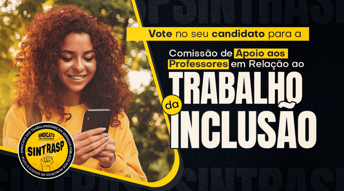 Representantes: votem agora para a composição da Comissão de Apoio aos Professores em Relação ao Trabalho da Inclusão