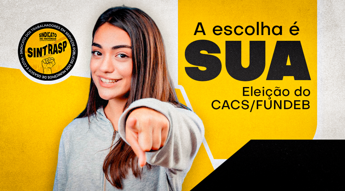 CACS/FUNDEB | Votação presencial será no dia 14 de maio, na Casa do Professor. Escolha seu representante suplente!