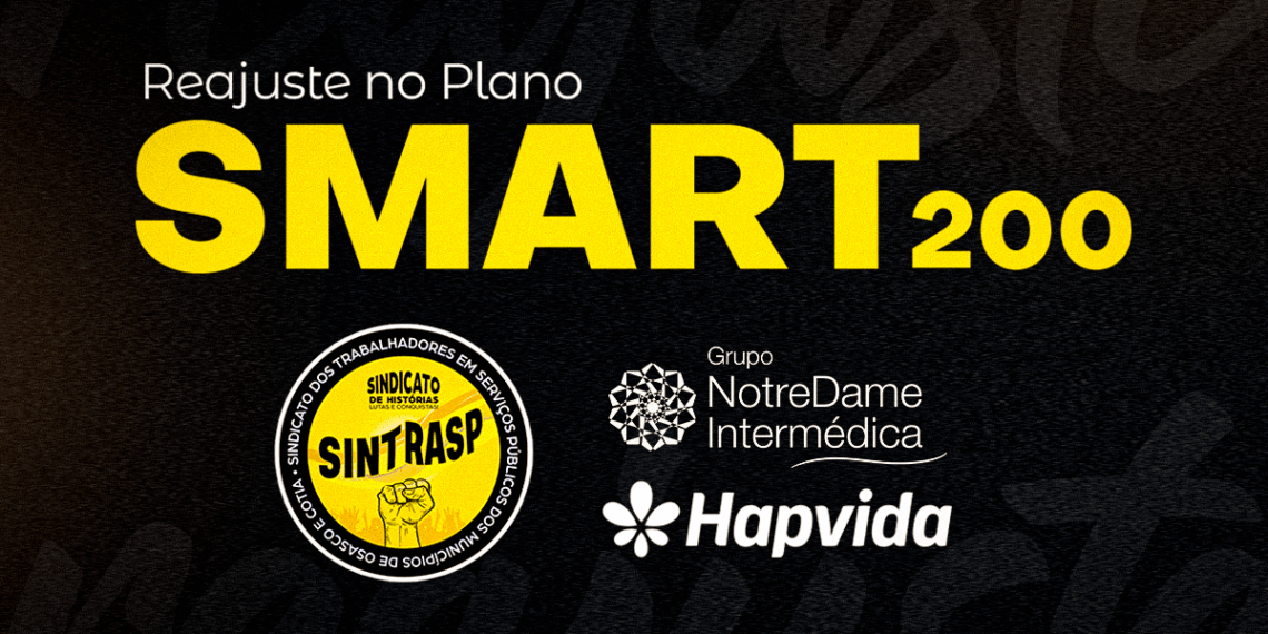 HapVida Intermédica (antigo SMART 200) | Sócios terão reajuste na mensalidade a partir de junho