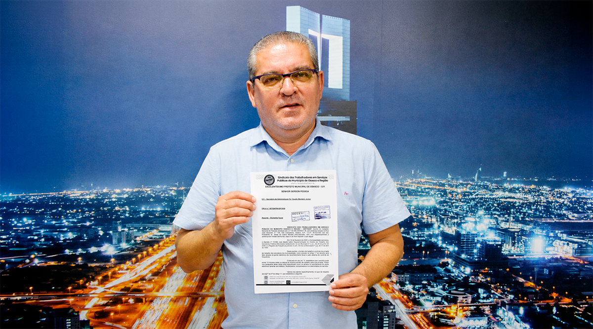 Biometria facial expõe diferença de tratamento entre Servidores de Osasco. SINTRASP cobra IGUALDADE!