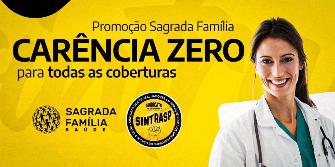 Convênio Sagrada Família | Aproveite carência zero para adesão ao plano. Exclusivo para sócios!