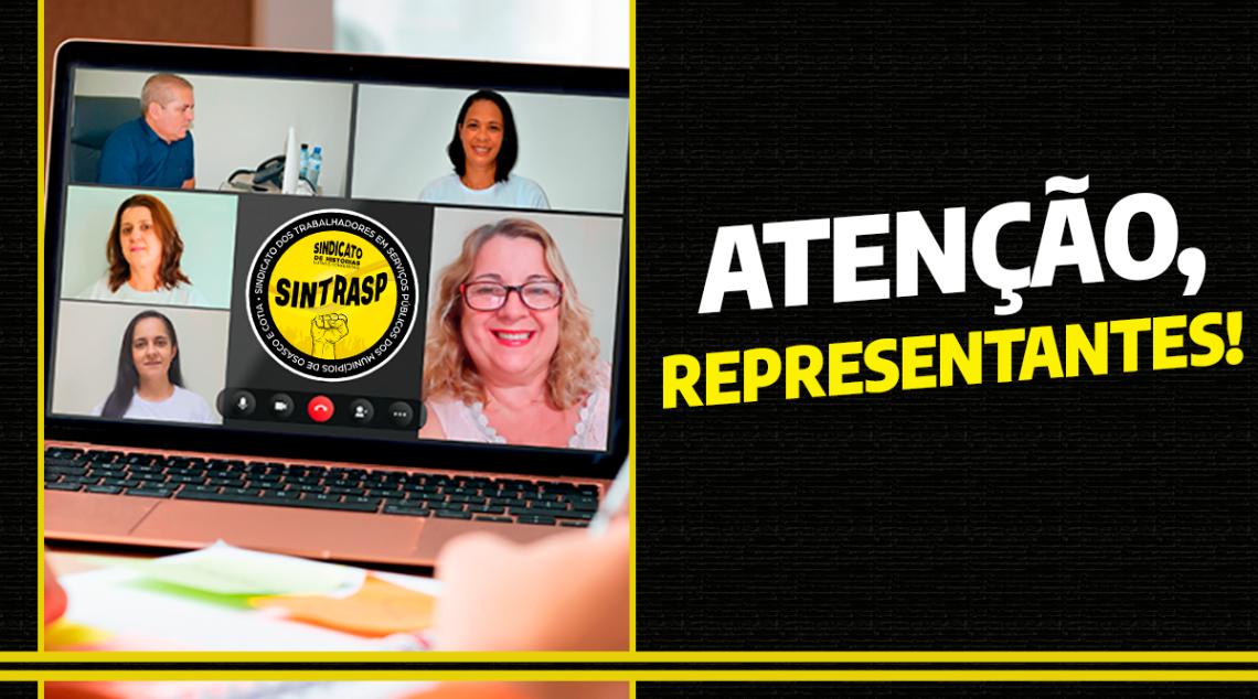 Reunião do dia 15 de março será ONLINE para contemplar o máximo de Professores!