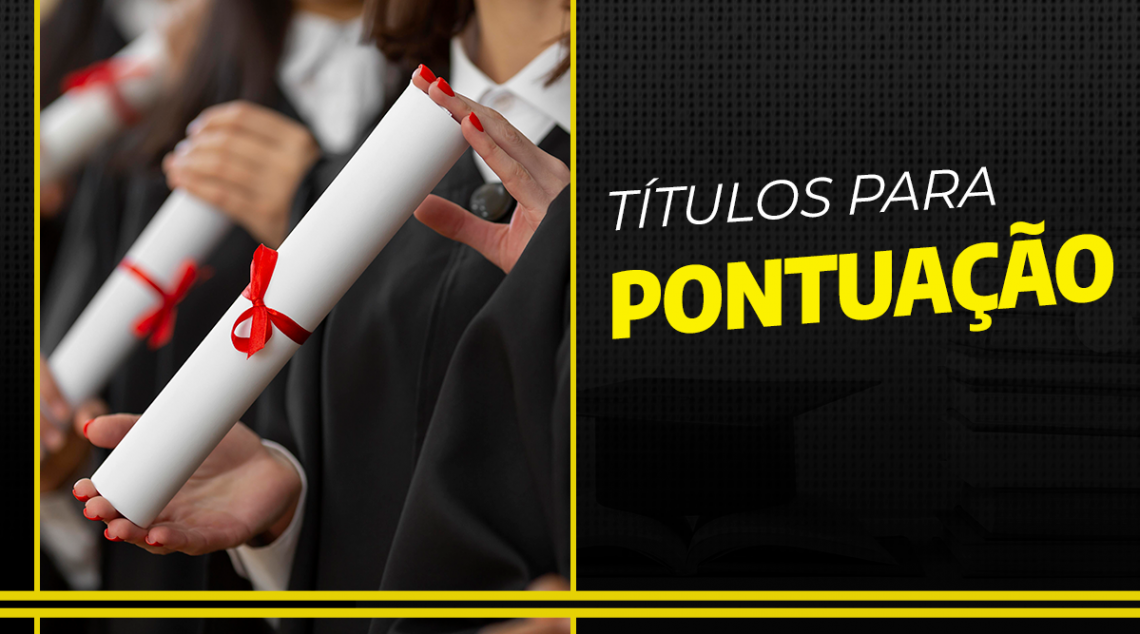 Orientação aos Professores | Apresentação dos Títulos para pontuação vai até 31 de março