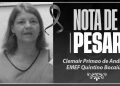LUTO | Lamentamos o falecimento da Servidora Clemair de Andrade, da EMEF Quintino Bocaiúva. Descanse em paz!