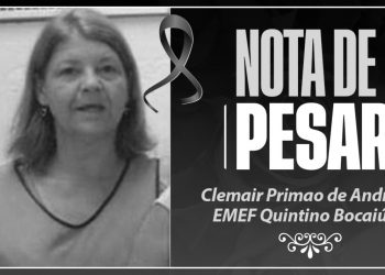 LUTO | Lamentamos o falecimento da Servidora Clemair de Andrade, da EMEF Quintino Bocaiúva. Descanse em paz!