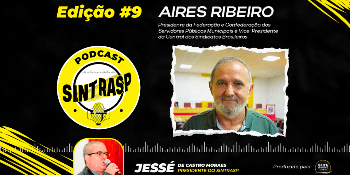 Aires Ribeiro, importante líder do sindicalismo nacional, estará conosco na próxima terça, dia 31/10, às 19 horas