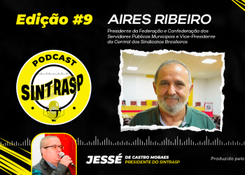 Aires Ribeiro, importante líder do sindicalismo nacional, estará conosco na próxima terça, dia 31/10, às 19 horas