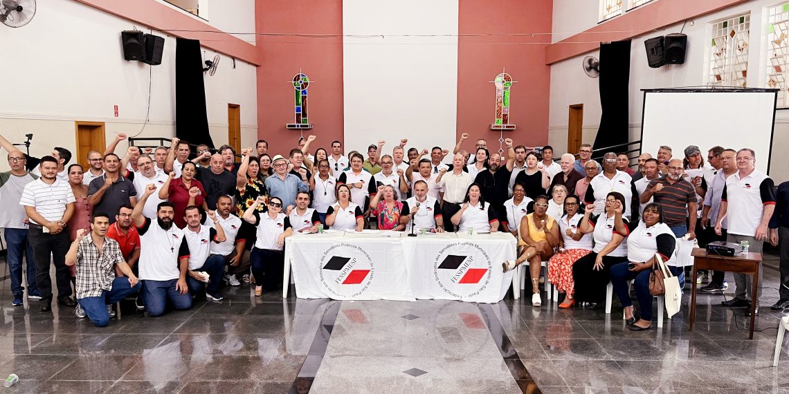 Presidente Jessé marca presença na posse da diretoria da Fesspmesp e participa de planejamento para 2024