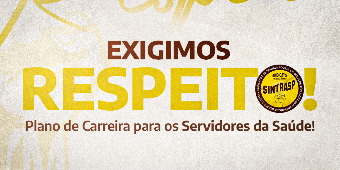 Plano de Carreira da Saúde | Participem do nosso abaixo-assinado por agilidade ao prefeito Rogério