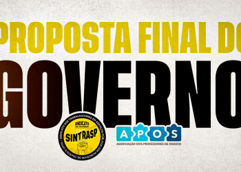 Governo apresenta proposta FINAL de 4,62% e diz obedecer a Lei Eleitoral