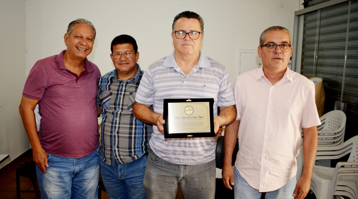 Sintrasp homenageia Antônio Aparecido de Lima (Bino), nosso vice-presidente para Administração