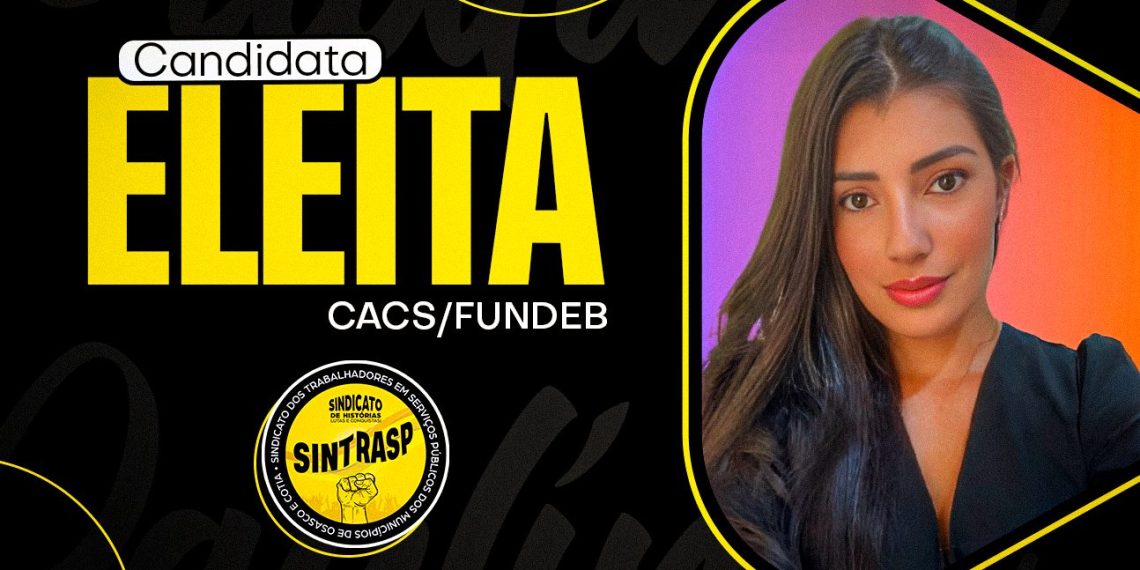 Eleição CACS/FUNDEB | Professora Sabrina Gonçalves Trindade, da EMEIEF Renato Fiuza Teles, foi a escolhida pelos Servidores