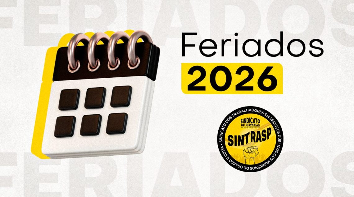 Expediente 2026 | Confira os feriados e pontos facultativos da cidade de Osasco