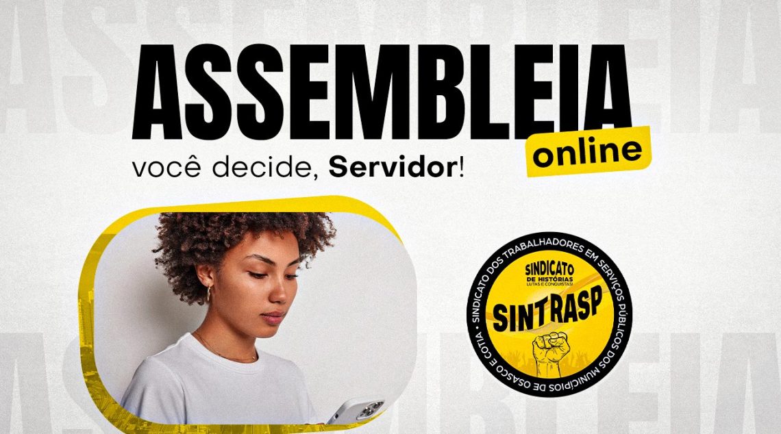 Assembleia online, dia 7 de maio, decidirá se aceitará nova proposta da Prefeitura (5,50% de aumento linear e na cesta). VOTE NO SITE!